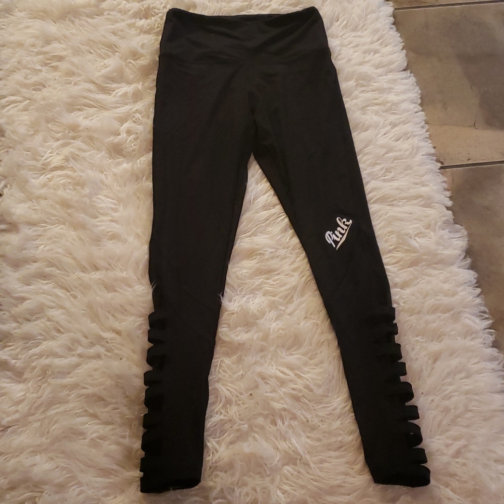Pink Victoria's secret nylon leggings